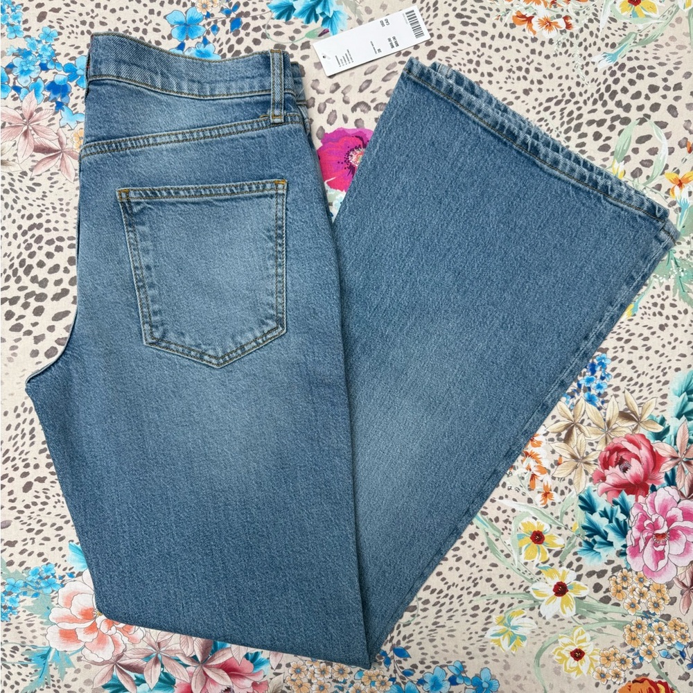 BDG Women's Blue Wide Leg Flare Jeans | NWT